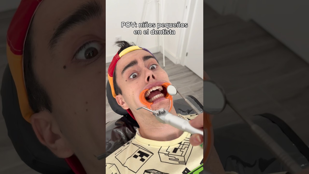 Niños pequeños en el dentista 😂