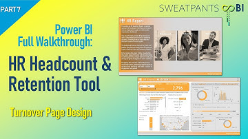 Full-Length Power BI Report Build:  HR Headcount Tool (Part 7 - Turnover Page Design Integration)
