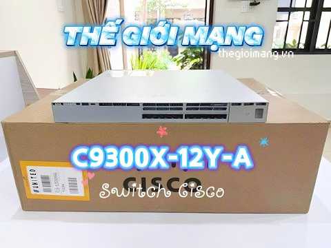 Switch Cisco C9300X-12Y-A