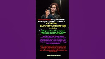 Ivan Gunawan ungkap hubungannya dengan ayu tingting #shoerts #fypシ゚viral #artistiktokviral