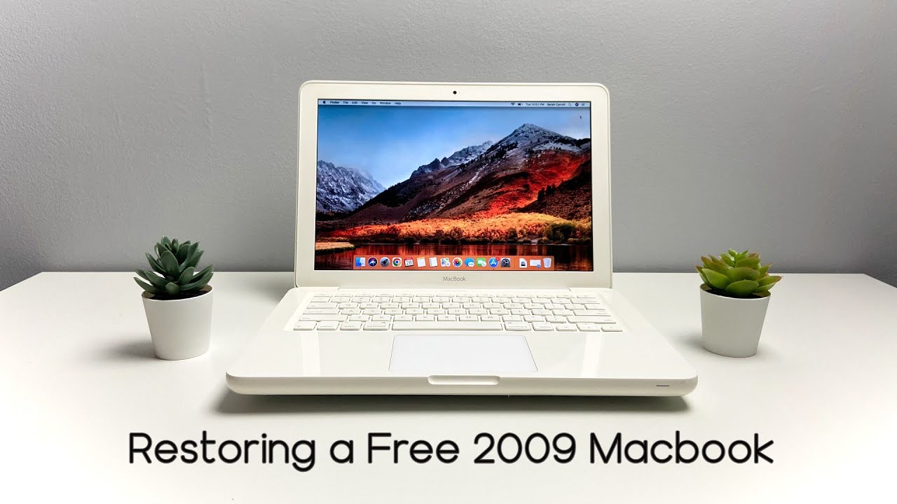 Restoring a FREE 2009 Macbook - YouTube