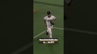 A very rare outfielder unassisted DP by Andy Van Slyke in 1992! #shorts #mlb