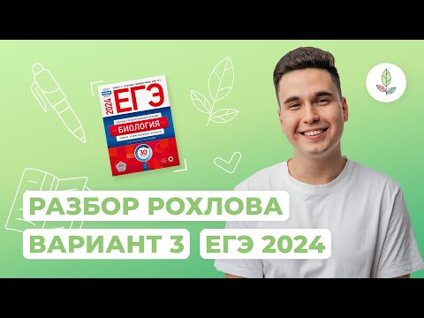 ВАРИАНТ 3 РОХЛОВ ЕГЭ-2024 РАЗБОР // NEOFAMILY