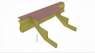 MiTek Deck Hardware - Installing a Concealed Stringer Hanger CSH-TZ