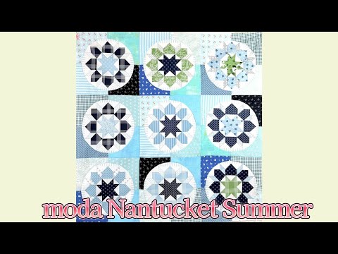 moda【Nantucket Summer】パネル生地で作ってみた！ - YouTube