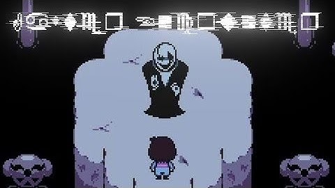 Encountering Gaster Room in Undertale Bits And Pieces