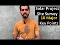 10 Key Points for Solar Project Site Survey | Structure Design &amp; Installation Guide | Solar Design