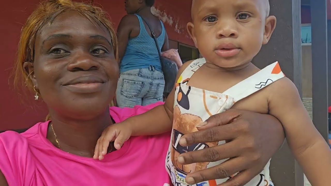 We went to a little back to school treat and then we roast some breadfruit and ackee and saltfish.