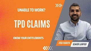 TPD claims process explained by TPD lawyer.