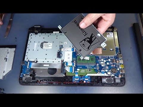 HP Notebook 15-ay004nz SSD Upgrade - YouTube