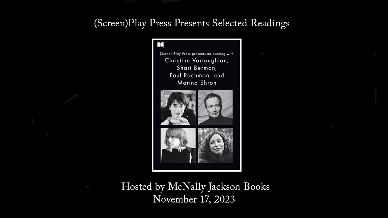 McNally Jackson Presents Screen(Play) Press at McNally Jackson Books