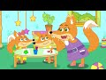 Bebé Lucía va a nadar en la piscina con mamá. Fox Family español Aprender colores para niños #700