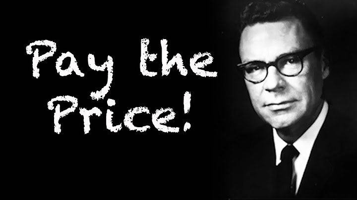 Earl Nightingale - You Must Be Willing to Pay the Price | Audio Recording