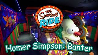 *RARE* The Simpsons Ride: Homer Simpson Loading Banter Audio