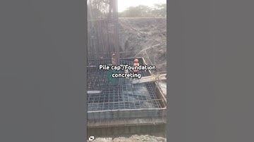 Pile cap /Foundation concreting #bullettrainproject #construction #railway #heavycivil