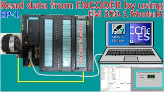 How to read data from encoder by using PLC S7-300 FM350-1 high speed counter module part1 screenshot 5