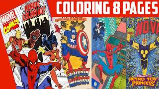 Marvel Heroic Coloring 8 Pages