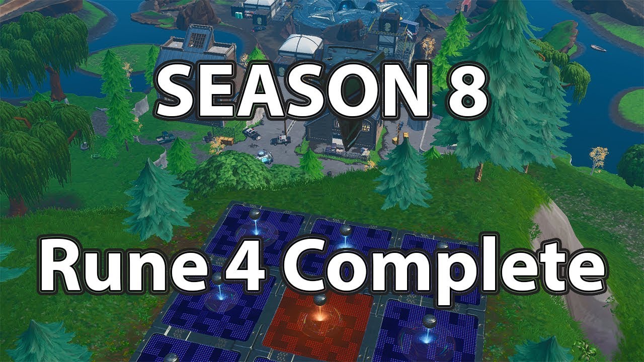 Fortnite - Loot Lake Rune 4 FULL EVENT - SEASON 8