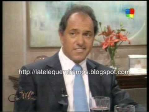 Scioli, Cobos y Castro con Mirtha 7