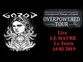 Capture de la vidéo Gorod  Live Le Havre, Le Tetris 14 03 2019