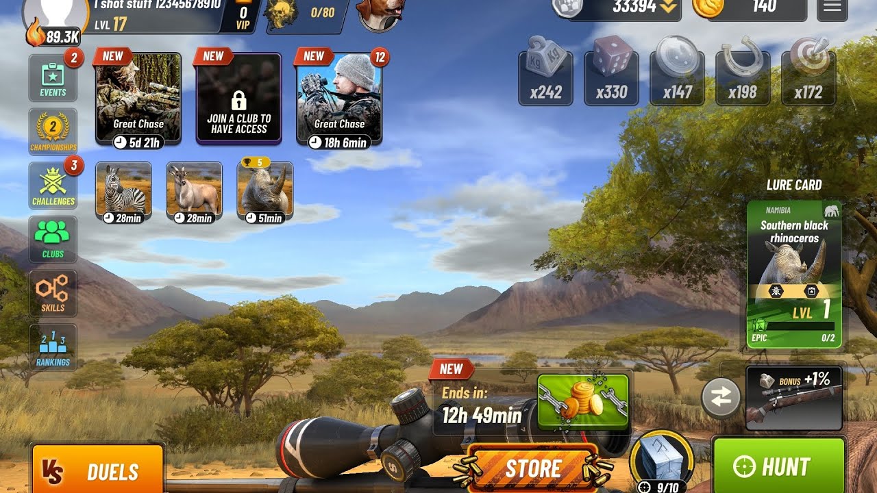 Hunting clash not the worst game