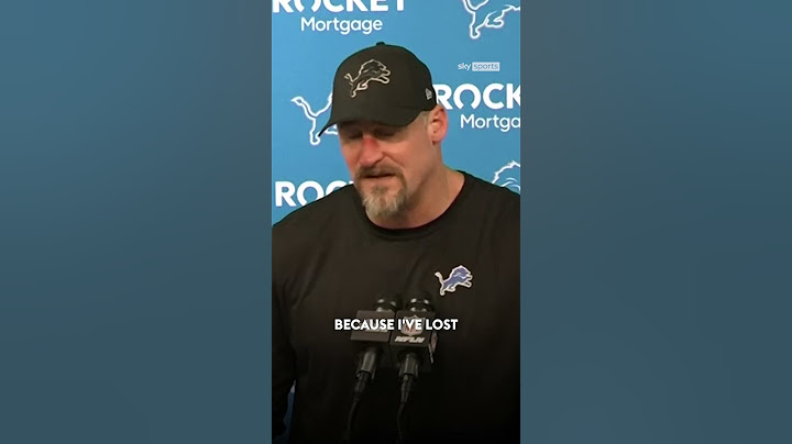 Detroit Lions head coach Dan Campbell's emotional reaction to the team's shock playoffs exit 🦁🥲