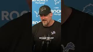 Detroit Lions head coach Dan Campbell's emotional reaction to the team's shock playoffs exit 🦁🥲