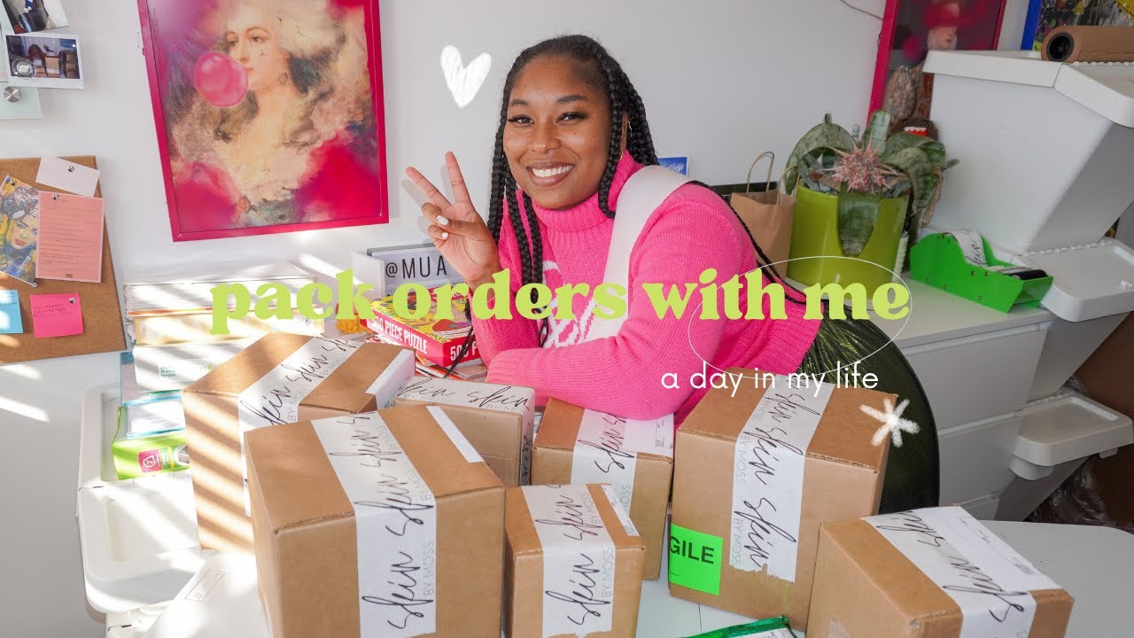 Packing Orders (In Depth) | Day in the Life of Small Business Owner ...
