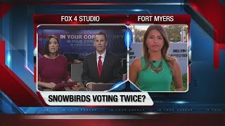 Double voting in Florida, voter fraud?