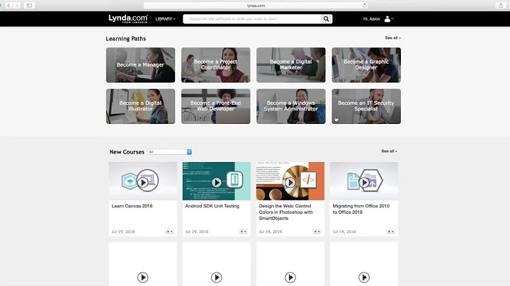 How to access Lynda - Davidson College Student Tec...