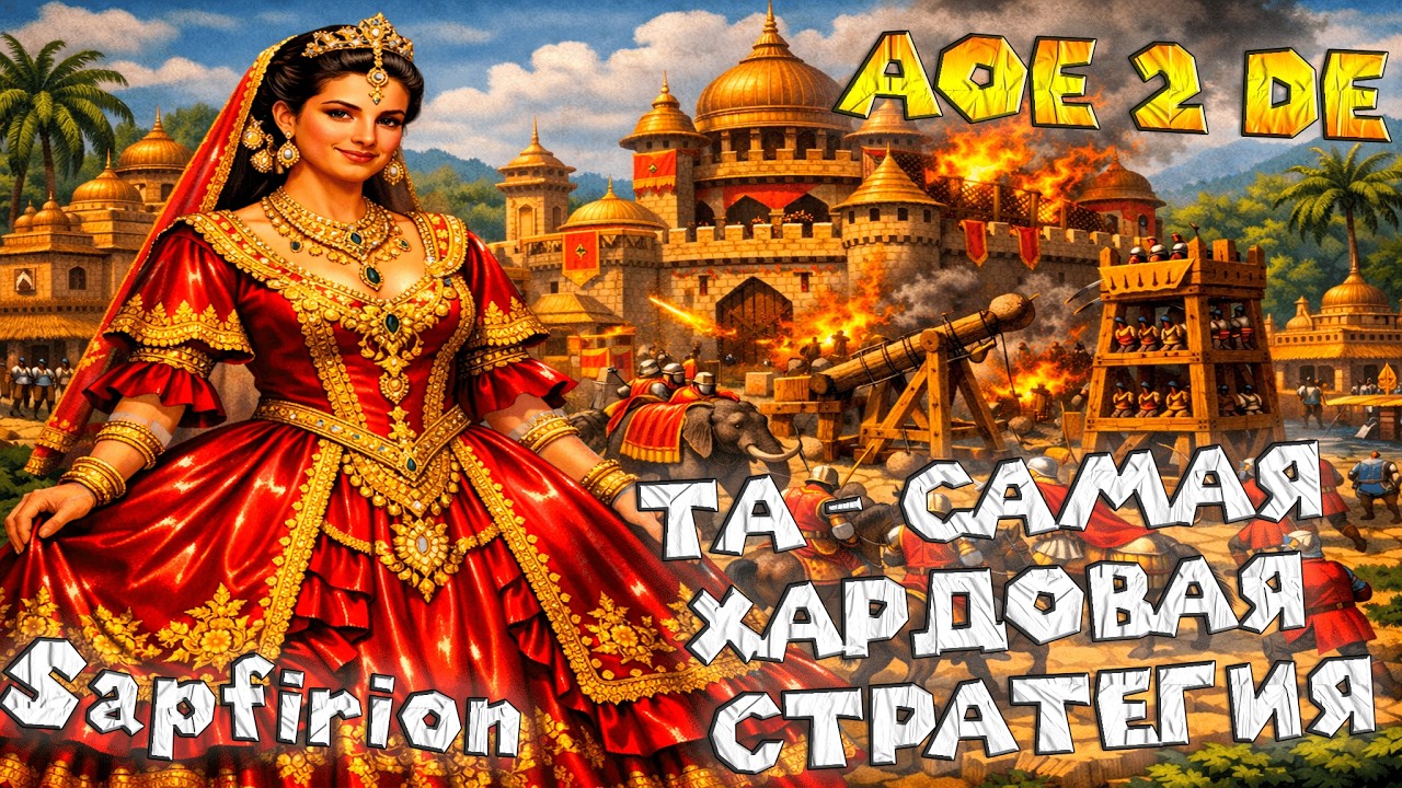 САМАЯ ЛУЧШАЯ СТРАТЕГИЯ! - AgeOfEmpires2 DE  x1 -  Бусти (0-30)Стрим 4 Королевское Комментирование!