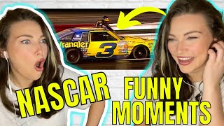 New Zealand Girl Reacts to NASCAR FUNNY MOMENTS PART 1