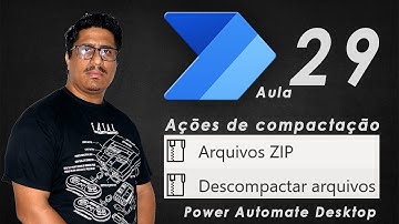 RPA | Power Automate Desktop  Tutorial de  Como Compactar Arquivo e Descompactar