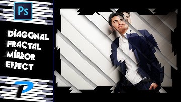 Diagonal fractal mirror effect - Photoshop tutorial