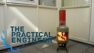 Turn a gastank into an outdoor fireplace