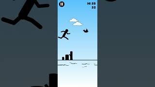 stickman run endless gameplay screenshot 1