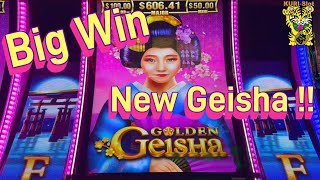 New Geisha Big Win The Last Spin Kaboom Golden Geisha Slot Aristocrat栗スロ