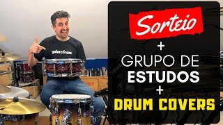 Grupo de estudos + Drum Cover + Sorteio Caixa Pearl - AULA COMPLETA