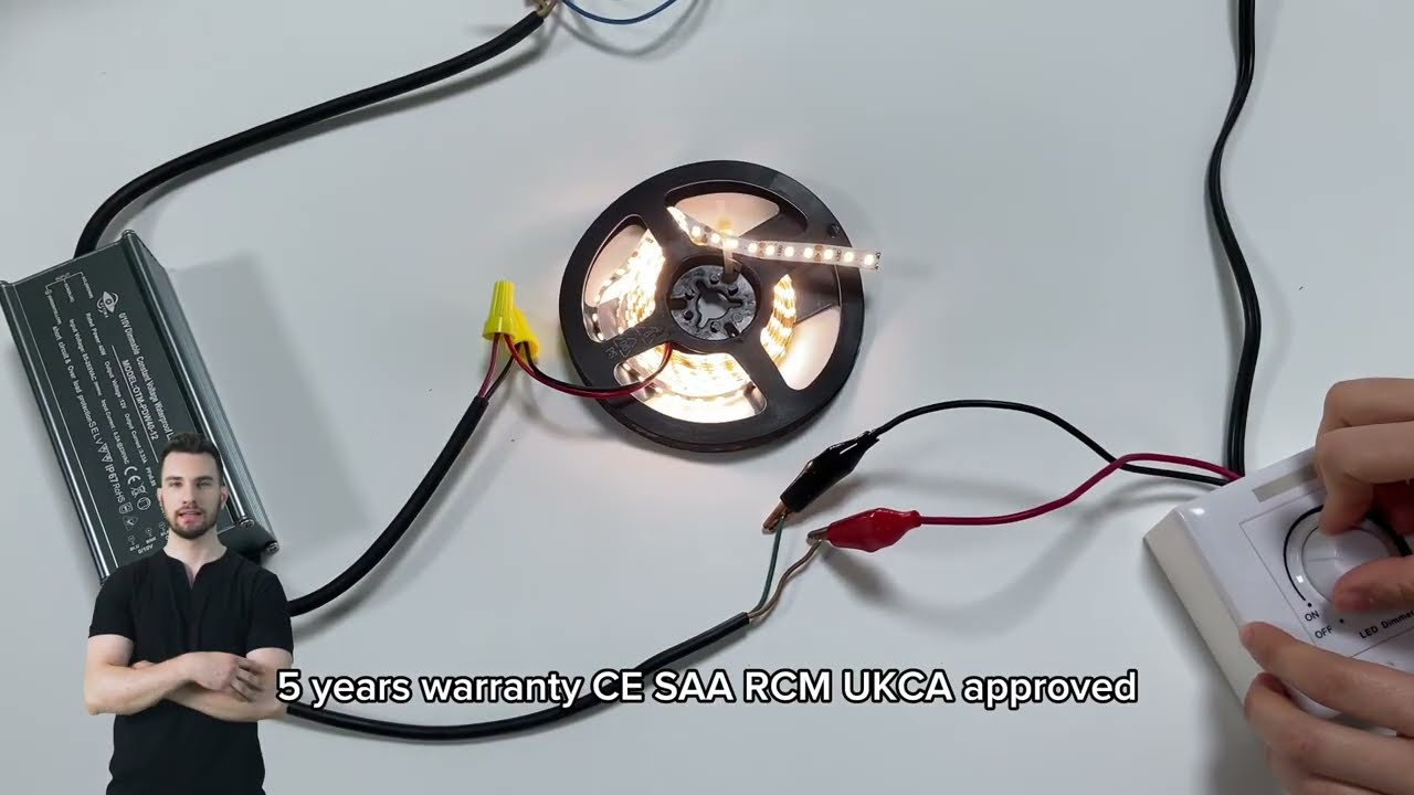 0-10V Dimmable LED driver, IP67 waterproof suitable outdoor use. 