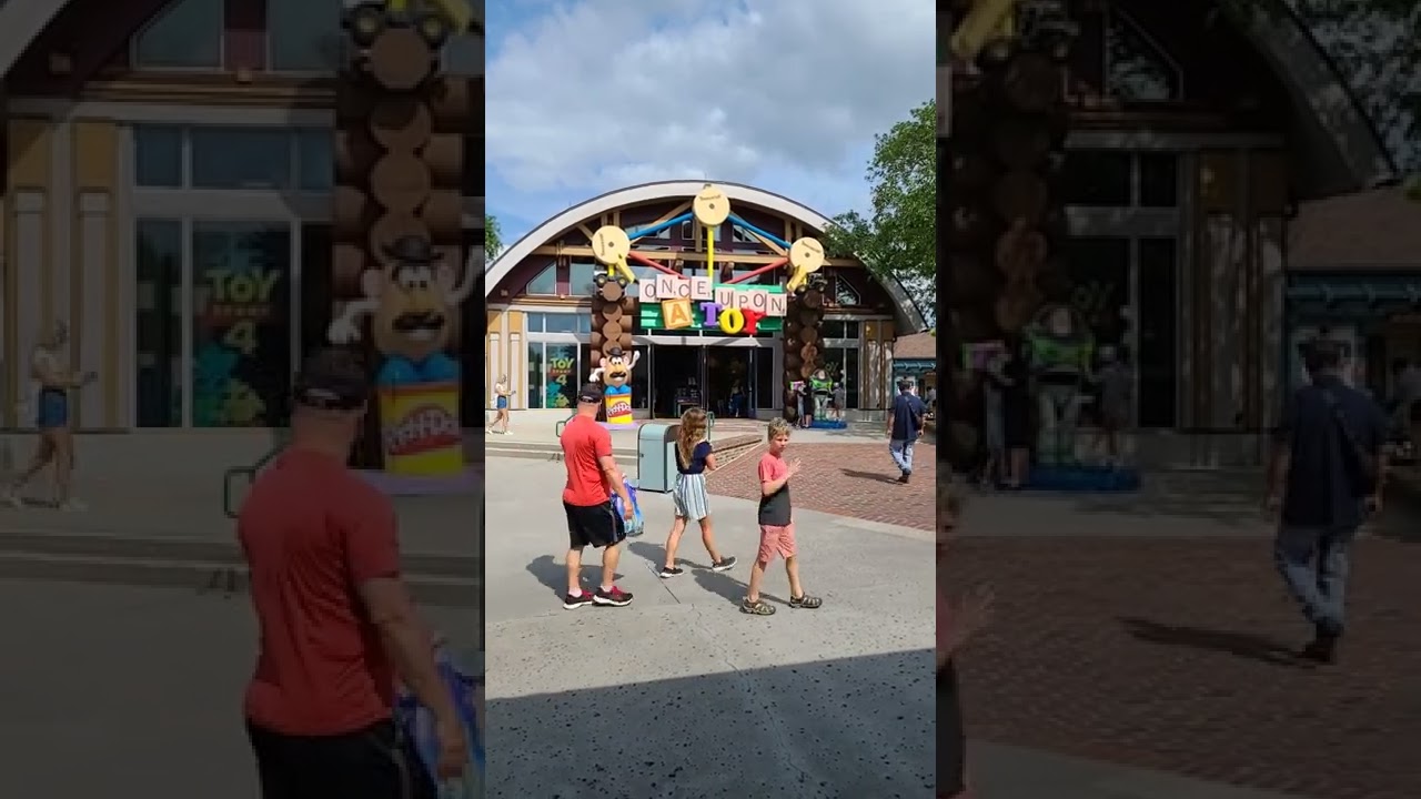 Once Upon A Toy Story store entrance in Disney Springs, Florida April 13, 2022