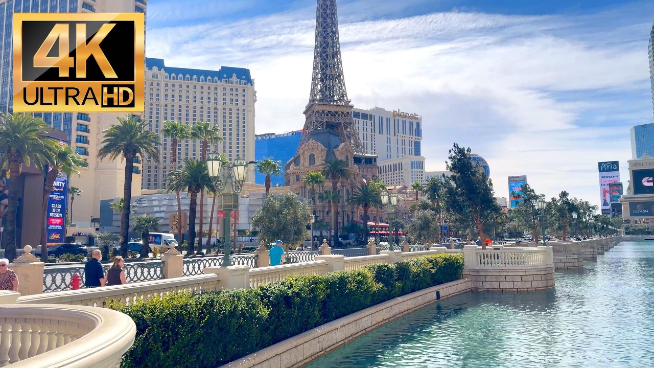Las Vegas Strip Walking Tour 2026 | Caesars Palace to Hard Rock Hotel [4K]