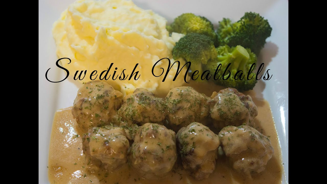 Swedish Meatballs Recipe YouTube