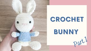 Easy Crochet Bunny - Tutorial Part 1 | Free Amigurumi Animal Pattern for Beginners