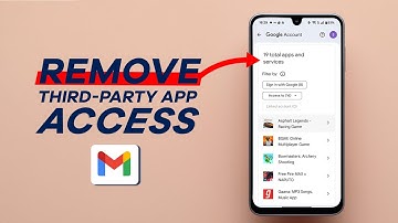 Hoe verwijder ik toegang van derden tot apps van Google in Android?