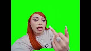 Ice Spice "Think You The Sh*t You Not Even The Fart" Green Screen