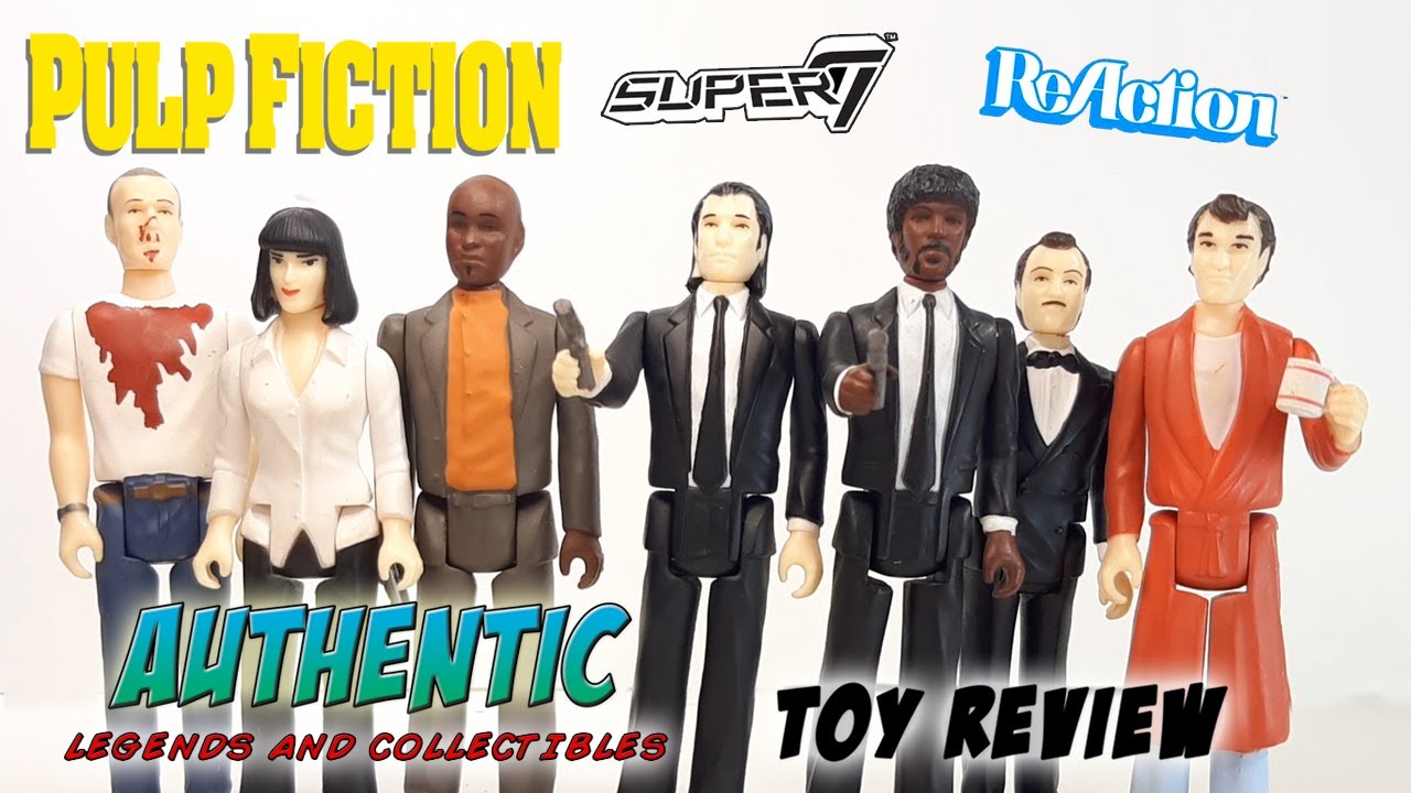 Pulp Fiction Super7 Funko ReAction action figures Toy Review - YouTube