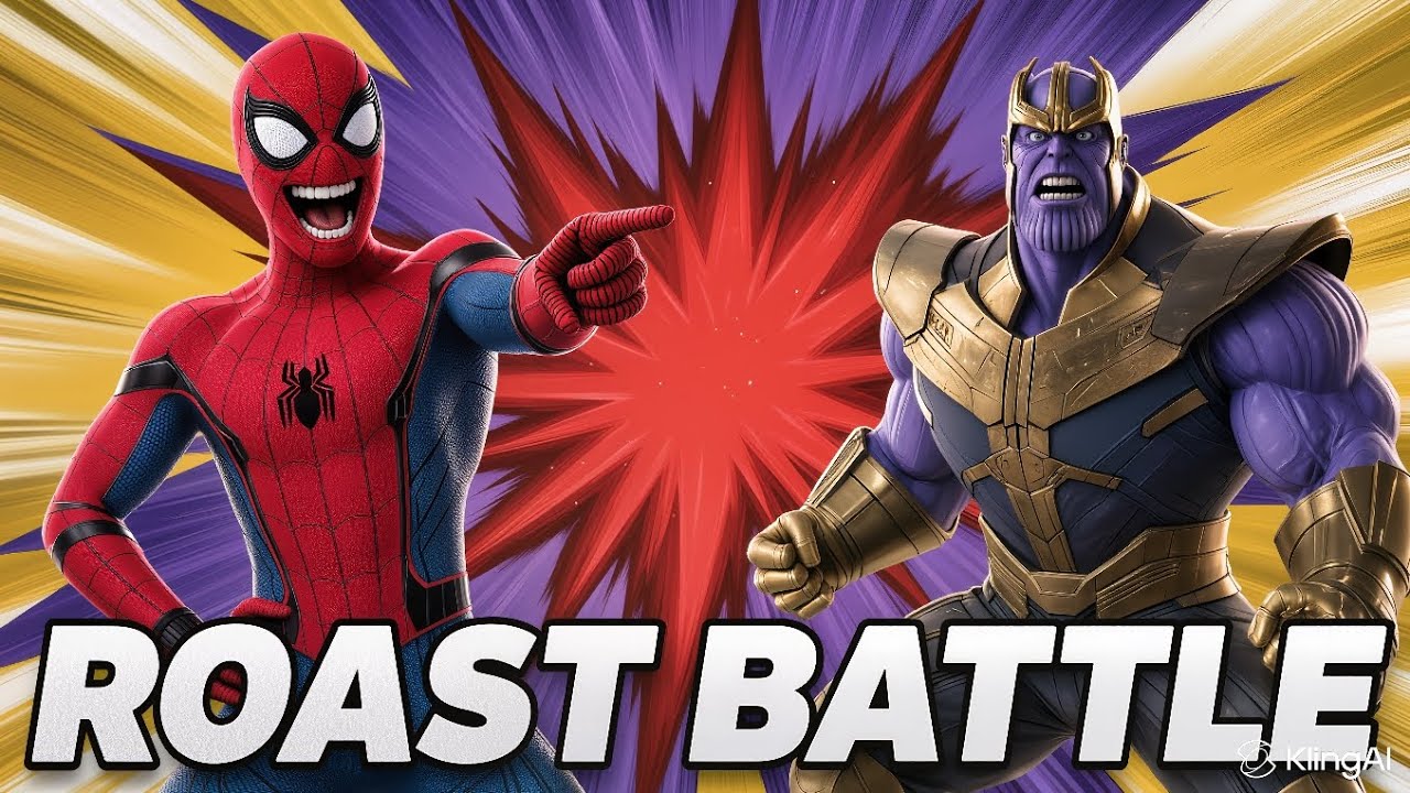 “Spider-Man vs Thanos Roast Battle 🔥 Funny Epic Showdown!”