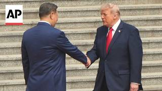 China’s Xi Jinping welcomes Trump for high-stakes meeting in Beijing