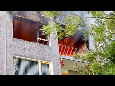 Vrouw overleden na uitslaande brand in flatwoning - Jongkindstraat Maassluis