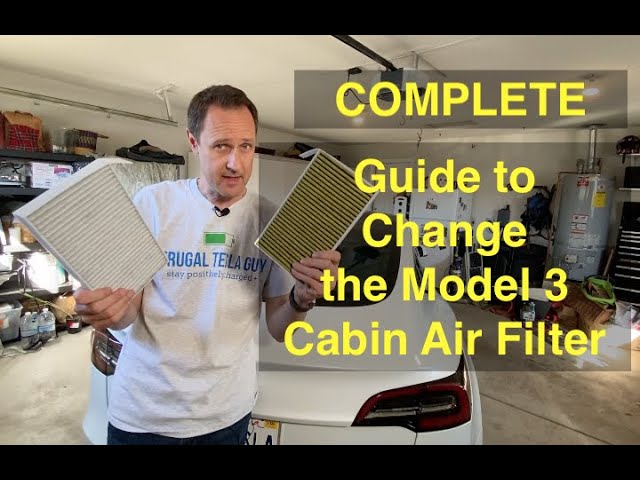 How To Easily Replace ○ The Cabin Air Filter Your Tesla Model 3 ! 